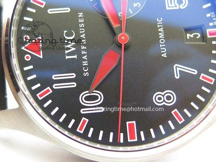 MIROTIME 0220 RelaxedFit Big Pilot Real PR IW500435 “Muhammad Ali” ZF Best Edition On Black Leather Strap A 7295